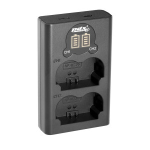 PDX - PDX Plus Fuji NP-W235 USB İkili Şarj Cihazı PDX - PDX Plus Fuji NP-W235 USB İkili Şarj Cihazı