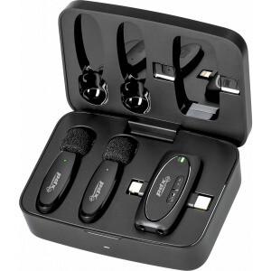 PDX - Pdx Pro V10 Kablosuz İkili Yaka Mikrofonu