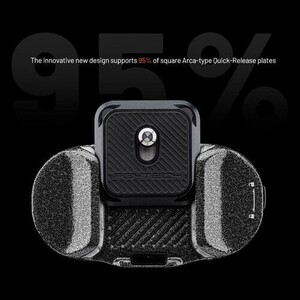 PGYTECH Beetle Camera Clip V2 with QR Plate – Kamera Klipsi & Quick-Release Plate - Thumbnail