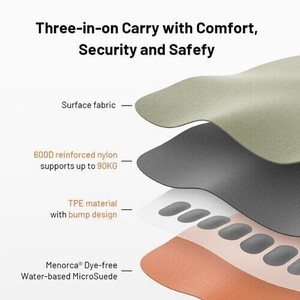 PGYTECH Camera Shoulder Strap Air (Earth Brown) S - Thumbnail