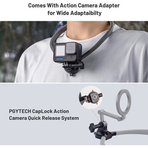 PGYTECH CapLock Magnetic Smartphone Neck Mount Max – Manyetik Boyun Askı Montajı (Smartphone PV İçerik Üretimi)