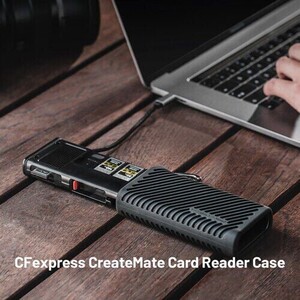 PGYTECH CFexpress CreateMate Card Reader Type B/SD(Classic Black) - Thumbnail