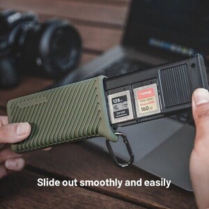PGYTECH CFexpress CreateMate Card Reader Type B/SD(Moss Green) - Thumbnail