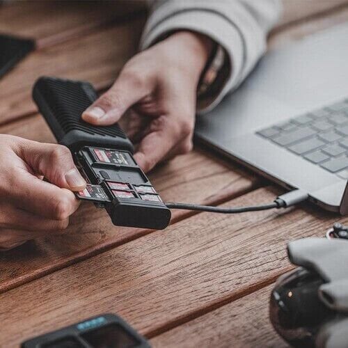 PGYTECH CreateMate High-speed Card Reader (Moss Green)