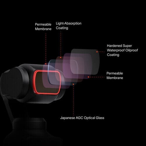 PGYTECH DJI Osmo Pocket 3 & 4 için VND Filtre (2 to 5 Stop)