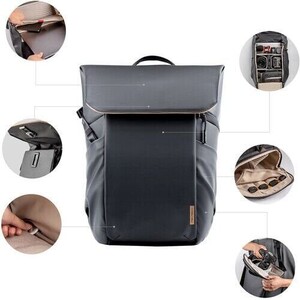PGYTECH OneGo Air Backpack 20L (Obsidian Black） - Thumbnail
