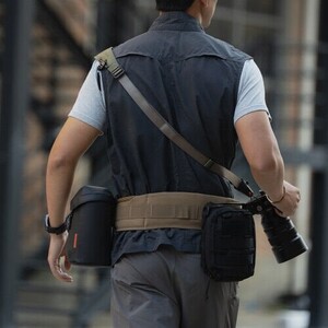 PGYTECH OneMo Photography Waist Belt (Coyote Brown) - Fotoğrafçı Kemeri - Thumbnail