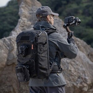 PGYTECH OneMo Tactical Camera/Drone Backpack (Dark Night Camo, 35 L) – Çok Amaçlı Kamera & Drone Sırt Çantası - Thumbnail