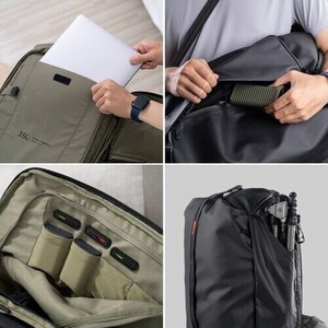 PGYTECH OneMo Travel Backpack 35L (Olive Green) + Camera Insert L - Thumbnail