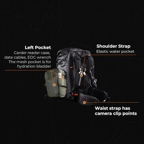 PGYTECH OnePro Flex Backpack 40L (Space Black) +Camera Insert L