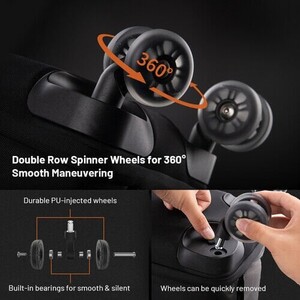 PGYTECH Roller Camera Backpack 30L (Space Black) | Tekerlekli & Sırt Çantası - Thumbnail