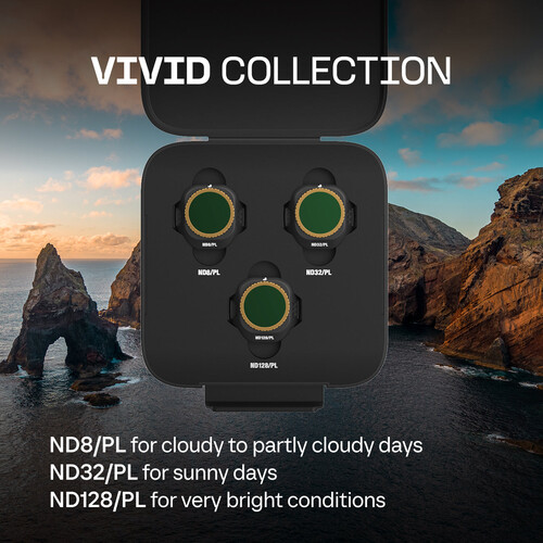 PolarPro DJI Mini 5 Pro Vivid ND/PL Filtre Seti