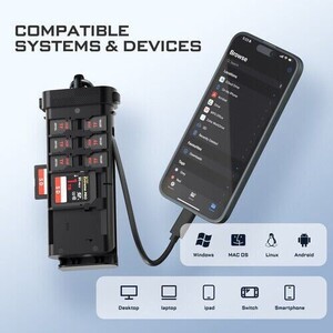 PRO CARD READER CF Express Type A/B, SD, TF COMBO YENİ - Thumbnail