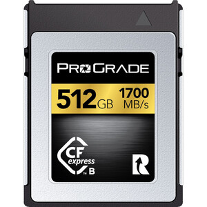 ProGrade - ProGrade 512GB 1700MB/s CFexpress 2.0 TYPE B Hafıza Kartı ProGrade - ProGrade 512GB 1700MB/s CFexpress 2.0 TYPE B Hafıza Kartı