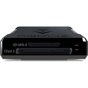 ProGrade - ProGrade Digital CFast 2.0 & SDHC/SDXC UHS-II USB 3.1 Gen 2 Dual-slot Card Reader