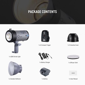 Neewer - Q300 300W Akülü Flaş (1)