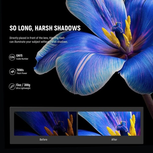 RF1-C 76W Makro Ring Flaş