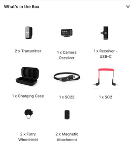 RODE Wireless Micro 2 Kişilik Kablosuz Yaka Mikrofonu (Camera Kit) - Thumbnail