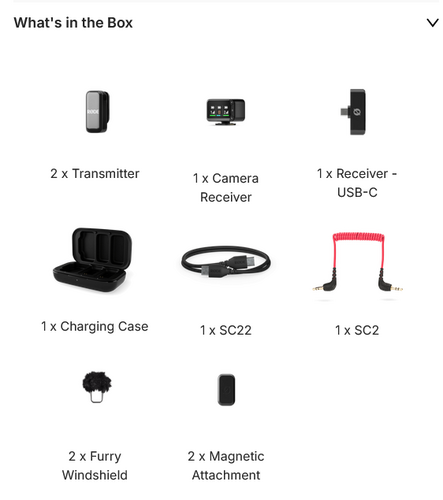 RODE Wireless Micro 2 Kişilik Kablosuz Yaka Mikrofonu (Camera Kit)