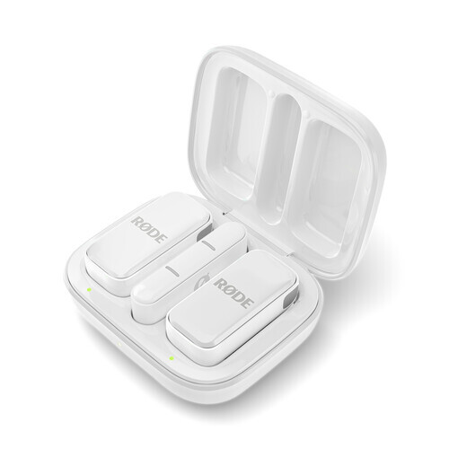 RODE Wireless Micro 2 Kişilik Kablosuz Yaka Mikrofonu (Lightning / Beyaz)