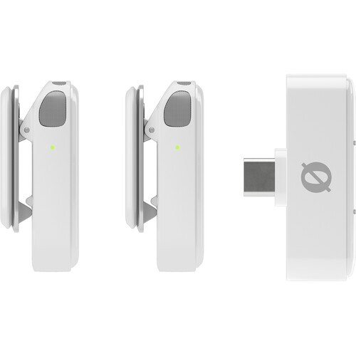RODE Wireless Micro 2 Kişilik Kablosuz Yaka Mikrofonu (USB-C / Beyaz)