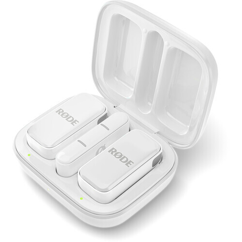 RODE Wireless Micro 2 Kişilik Kablosuz Yaka Mikrofonu (USB-C / Beyaz)