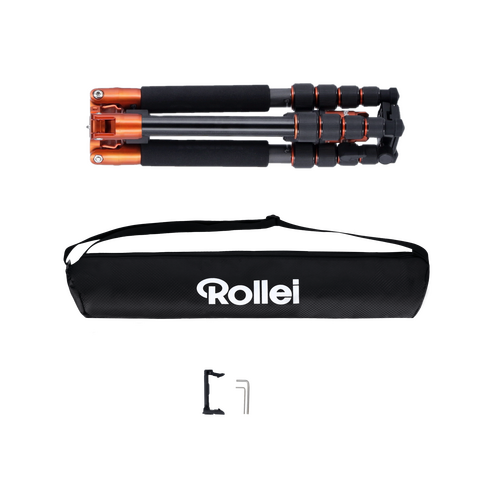Rollei Compact Traveler No.1 Alüminyum Turuncu Tripod