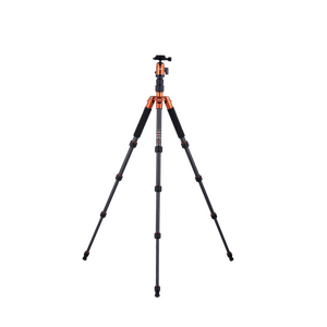 Rollei Compact Traveler No.1 Karbon Turuncu Tripod - Thumbnail