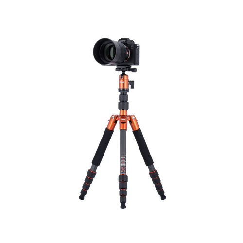 Rollei Compact Traveler No.1 Karbon Turuncu Tripod