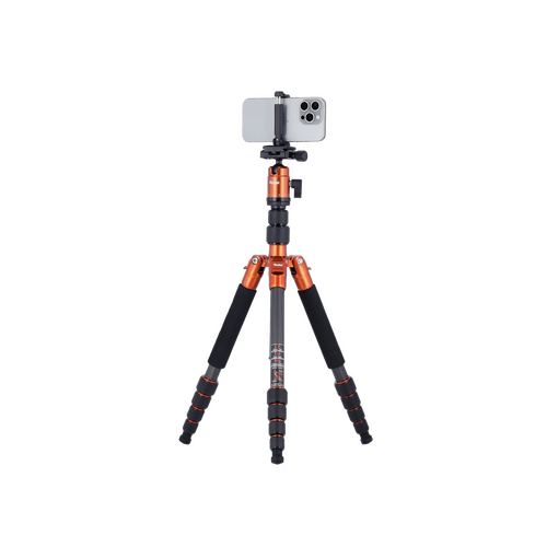 Rollei Compact Traveler No.1 Karbon Turuncu Tripod