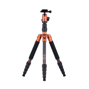 Rollei - Rollei Compact Traveler No.1 Karbon Turuncu Tripod
