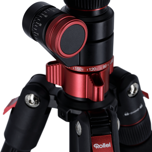 Rollei Compact Traveler No.2 XL 90° Açılabilen Fotoğraf Tripodu