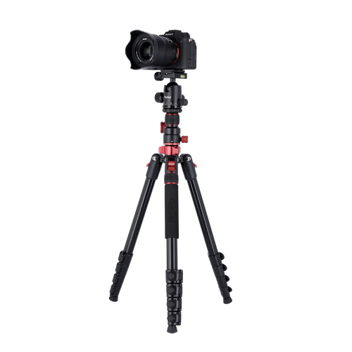 Rollei Compact Traveler No.2 XL 90° Açılabilen Fotoğraf Tripodu