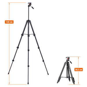 Rollei Compact Traveler Star S1 Fotoğraf ve Video Siyah Tripod - Thumbnail