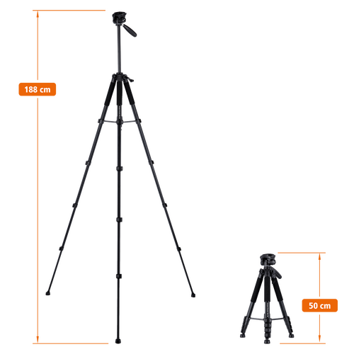Rollei Compact Traveler Star S4 Alüminyum Siyah Tripod