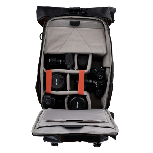Rollei Fotoliner Ocean Rolltop Siyah Sırt Çantası