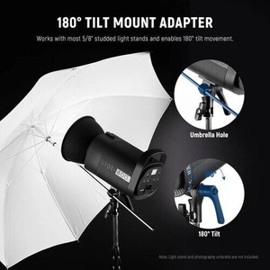 Neewer S101-400W Pro Profesyonel Stüdyo Flaşı (Tek) - Thumbnail