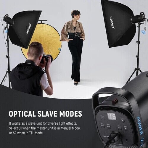 Neewer S101-400W Pro Profesyonel Stüdyo Flaşı (Tek)