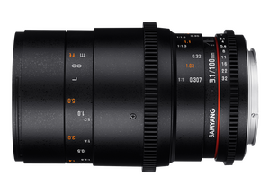 Samyang 100mm T3.1 VDSLR Makro Cine Lens (Sony E Mount) - Thumbnail
