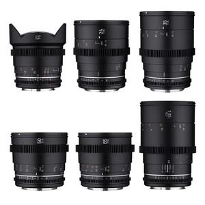 Samyang - SAMYANG 14/24/35/50/85/135 VDSLR MK II 6'lı Sine Lens Seti (Sony E)