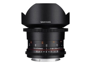 Samyang 14mm T3.1 VDSLR MK1 Cine Lens (Sony E Mount) - Thumbnail