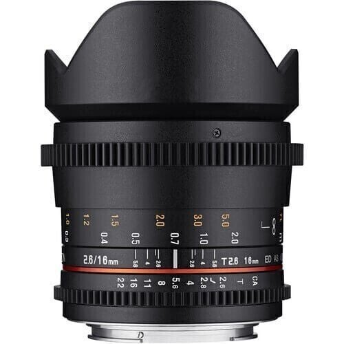 Samyang 16mm T2.6 ED AS UMC Full Frame Fujifilm X Mount Cine Lens