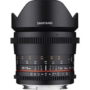 Samyang - Samyang 16mm T2.6 VDSLR Full Frame Cine Lens