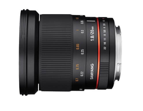 Samyang 20mm f/1.8 ED AS UMC Geniş Açı Lens