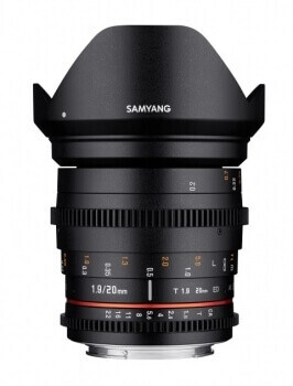 Samyang 20mm T1.9 ED AS UMC Cine Lens (MFT)