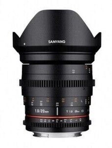 Samyang - Samyang 20mm T1.9 ED AS UMC Full Frame MFT Mount Cine Lens