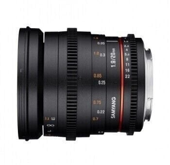 Samyang 20mm T1.9 ED AS UMC Full Frame MFT Mount Cine Lens