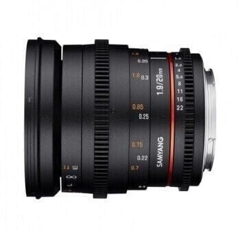 Samyang 20mm T1.9 VDSLR Full Frame Cine Lens (Sony E Mount)