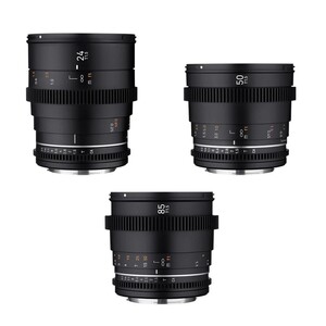 Samyang - SAMYANG 24/50/85 VDSLR MK II 3'lü Sine Lens Seti (Sony E)