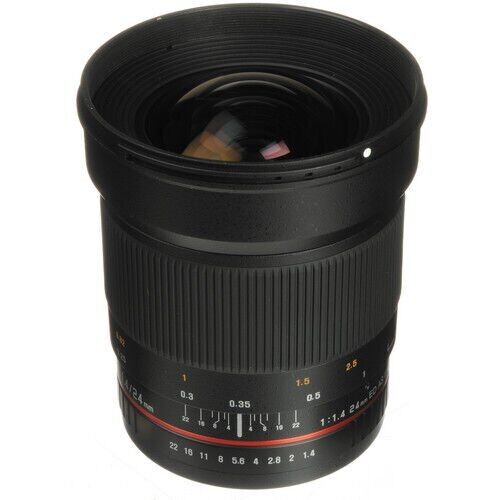 Samyang 24mm F1.4 ED AD UMC Full Frame Sony A Mount Lens